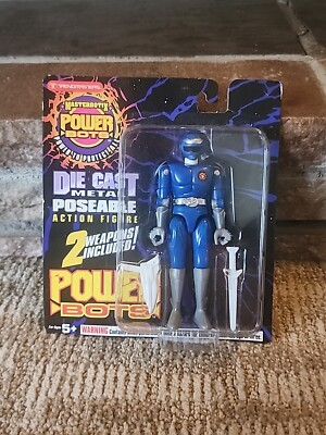 NEW 1994 Masterbotix Power Bots Die Cast Metal Poseable Action Figure 4 1/2''