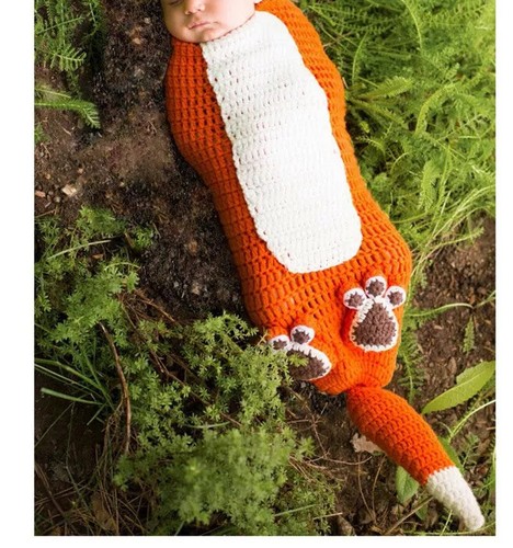 Princess Paradise Kit the Fox Halloween Costume 0-3 Months Orange Swaddle Infant - Picture 10 of 10