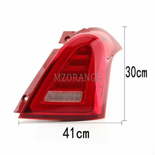 2PCS N/S O/S LED Rear Tail Light Lamp Red Lens For Suzuki Swift MK3 2005-2010 - Picture 2 of 12