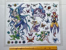 Art Tattoo Flash Sheet 2004 Harley Sparks /T268