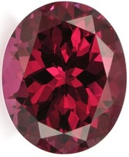 Natural Extra Fine Raspberry Red Wine Rhodolite Garnet - Oval - Tanzania - AAA 