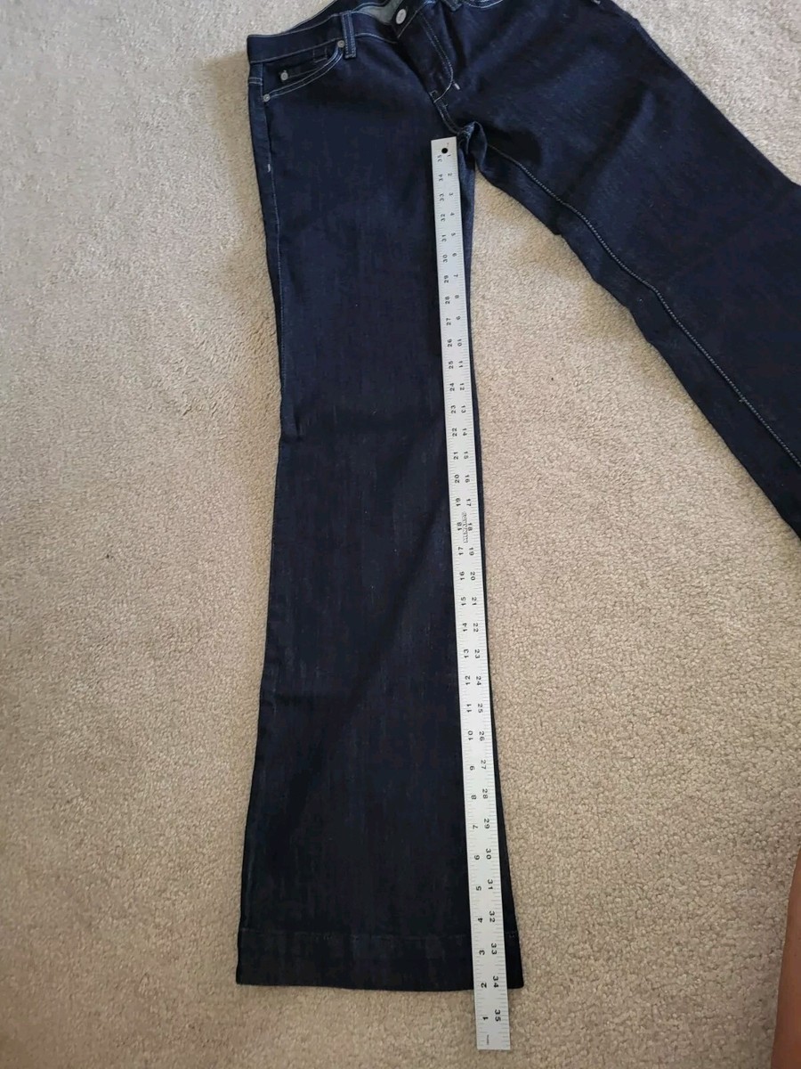 7 For All Mankind Dojo Rhinestone Embellished Jeans Dark 7 For All Mankind Dojo Rhinestone Embellished Jeans Dark
