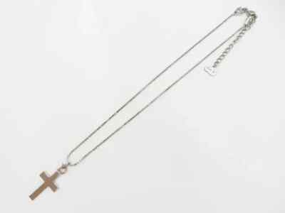 アクセサリー Christian Dior Cross Necklace Vintage CD Christian Dior Necklace cross vintage Metallic Used From