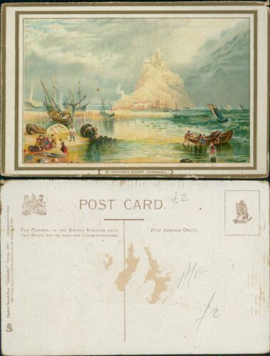 Cornwall St Michaels Mount Tucks Calendar Series 341 - Picture 1 of 2