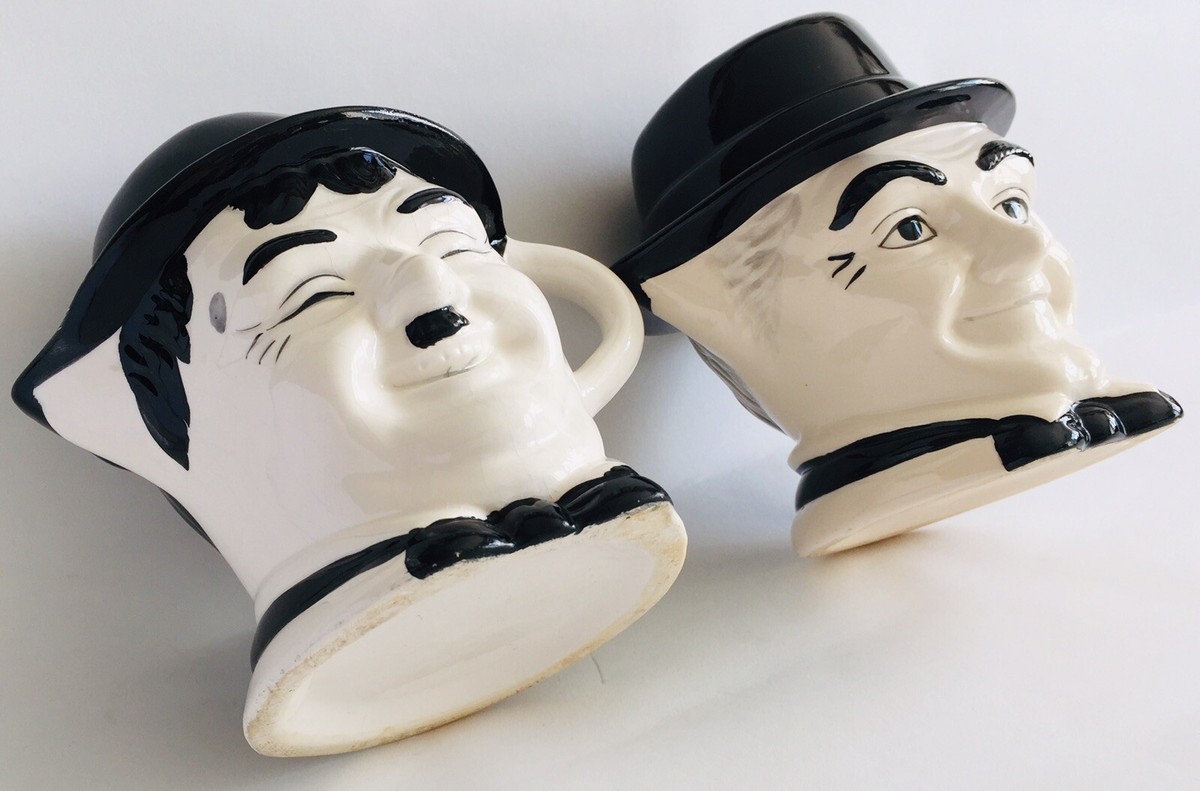 Pair of Rare Collectible (1930s) Laurel & Hardy English