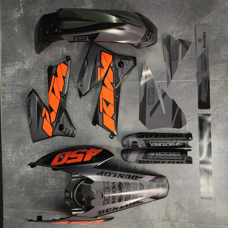 Plastics + Graphics KTM 2004 2005 2006 2007 XC-W EXC EXC-F - Image 4 of 4