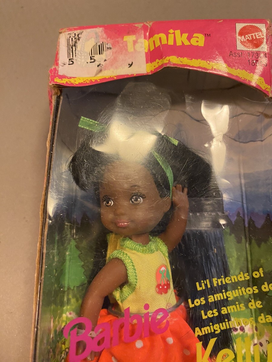 Vintage Barbie Rare Lil Friends of Kelly Baby Sister Tamika 1998
