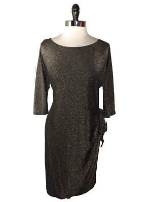 gold plus size sheath dress Plus Size Black Dress with Gold Buttons – Dahlia: Plus Size Dresses Clothing main image 1