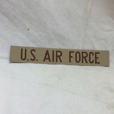 Military Patch Badge US Air Force Name Tape Tan Desert Variant U.S.