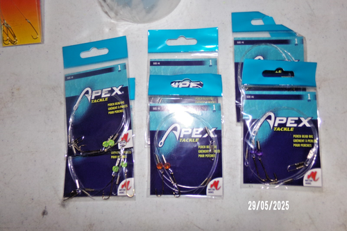 Handmade Tangle-Free Perch Rigs With #6 Carlisle Hooks - 12 Color Options, Freshwater