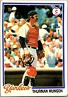 1978 Topps #60 Thurman Munson