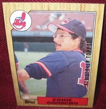 2017 TOPPS BRONZE REDISCOVER STAMPED BUYBACK #353 ERNIE CAMACHO (1987 TOPPS)