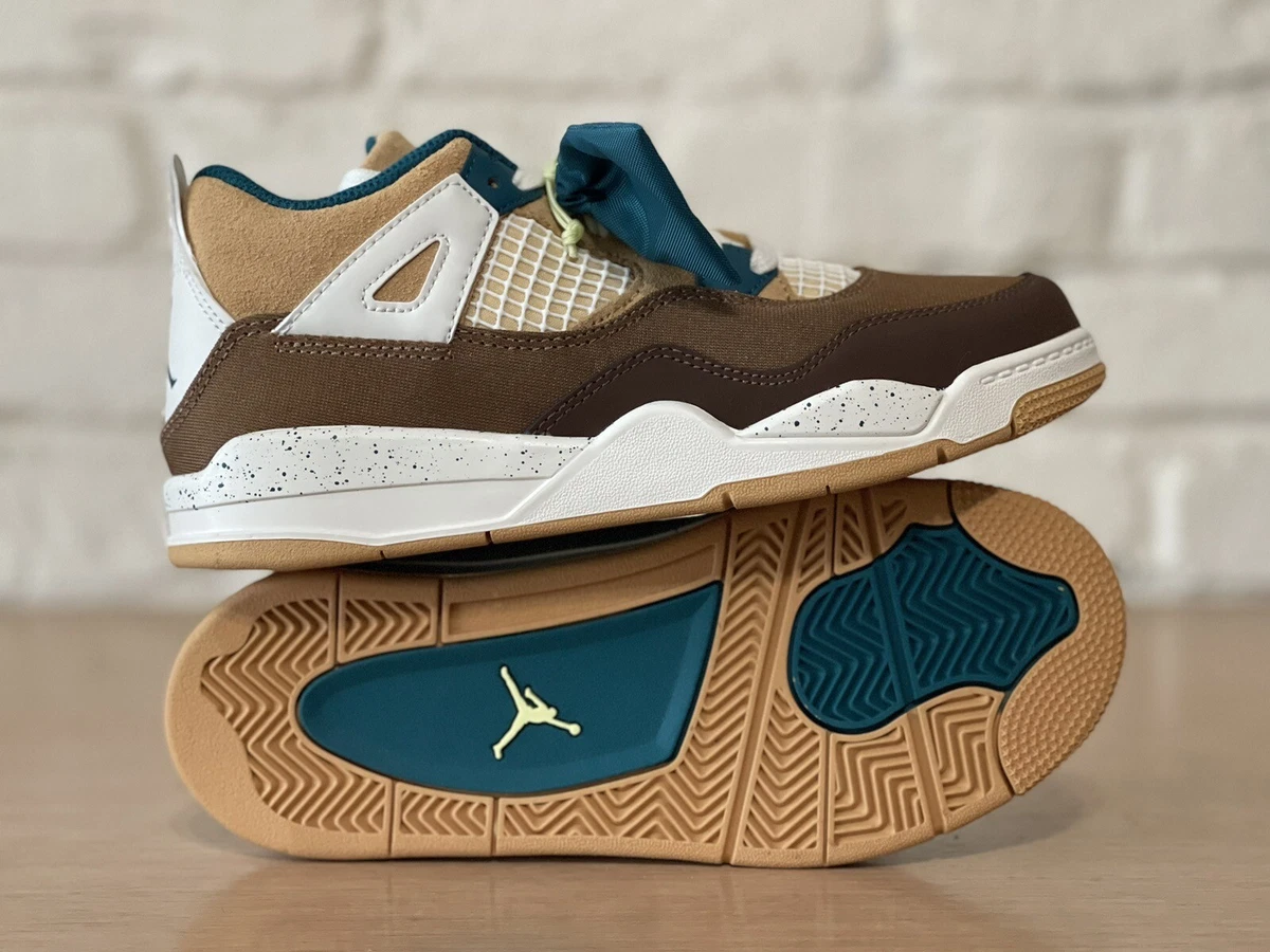 Teal 4s cheap jordans
