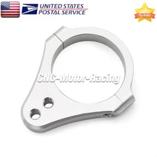 35mm CNC Steering Damper Brace Bracket Fork Clamp Mount Aluminum Universal USA