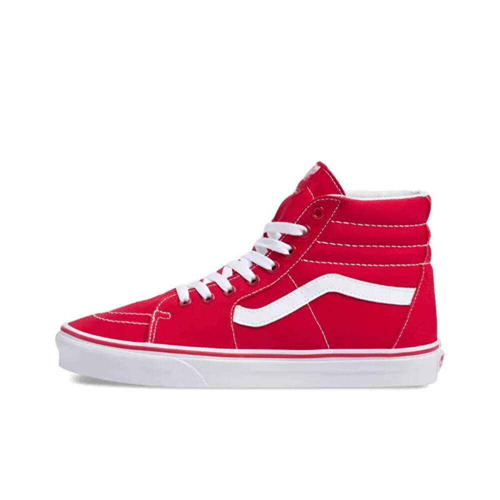 Vans SK8-Hi Sneakers in Racing Red and True White VN0A4BV6JV6-image