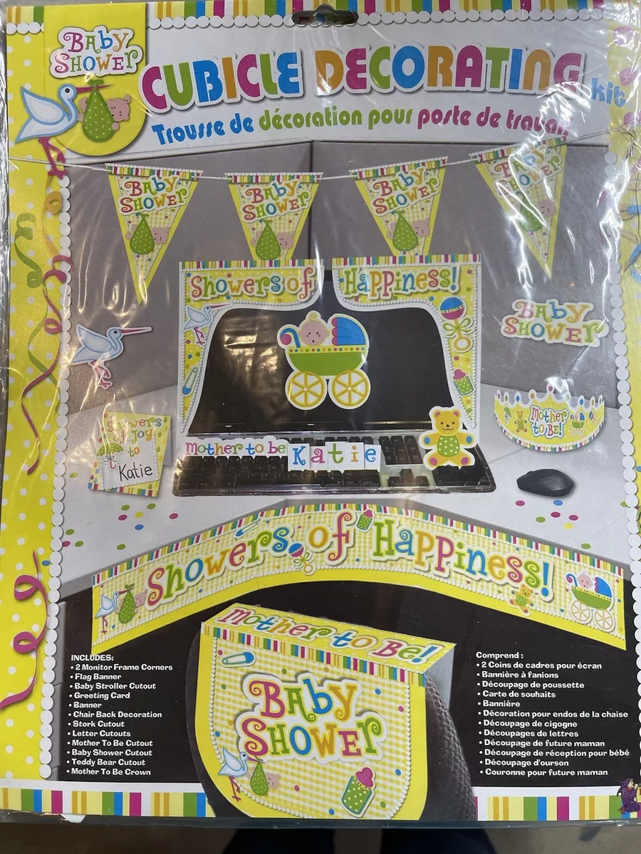 Baby Shower Decorating Kit For Work Desk Or Cubicle 72815 Forum Novelties Party