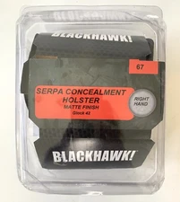 Blackhawk Serpa CQC Concealment Black Glock 42 Right Hand Holster - 410567BK-R