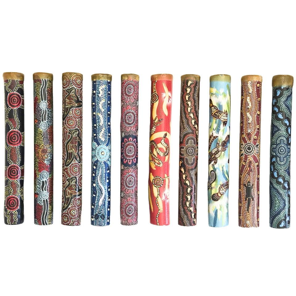 40cm / 16" DIDGERIDOO - ABORIGINAL ART - AUSTRALIA, INDIGENOUS, SOUVENIR, GIFT
