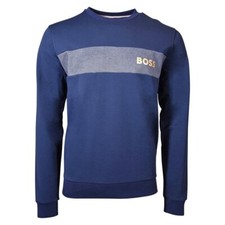 Hugo Boss Tracksuit-Sweatshirt Men's Sweatshirt Long Sleeve Dark Blue