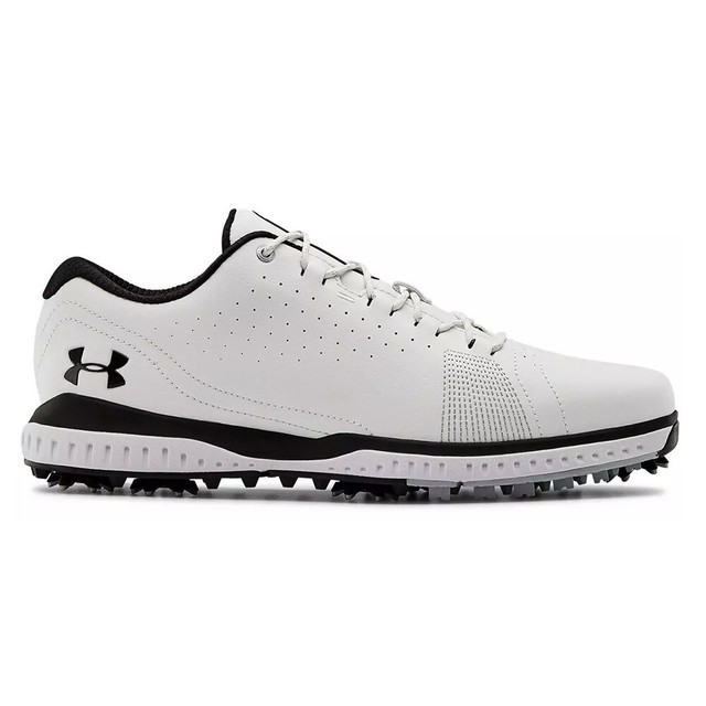 NEW Mens Under Armour Fade RST 3 Waterproof Golf Shoes White/Black