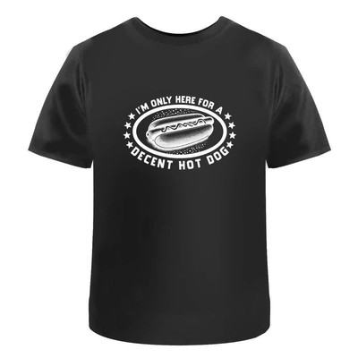 'Decent Hot Dog' Men's / Women's Cotton T-Shirts (TA048886)