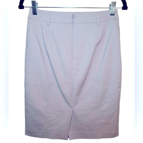 WHITE HOUSE BLACK MARKET Pencil Skirt With Pocket Detail- Grey/Purple Size 00 - Picture 2 of 4