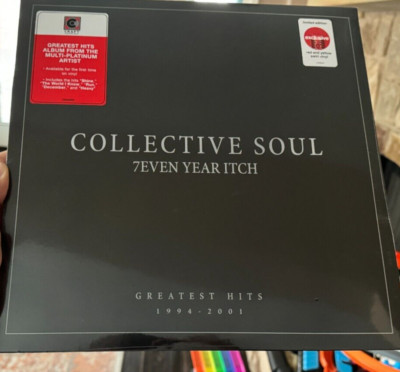 Collective Soul - 7Even Year Itch Greatest Hits - Target Red Yellow Swirl Vinyl