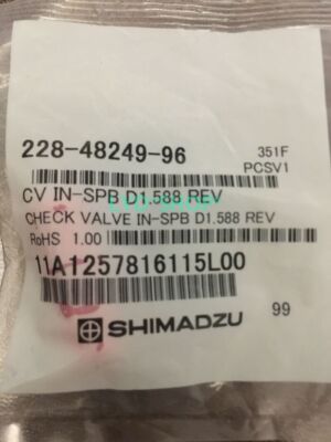 For LC-20AD/  Brand New Shimadzu 228-48249-96 Check Valve IN-SPB D1.588   #T8