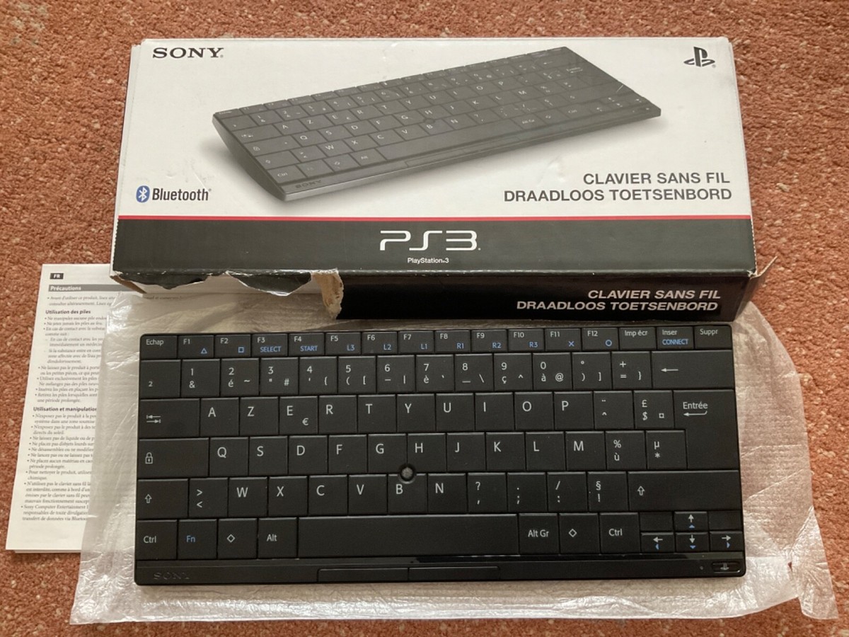 Sony PlayStation PS3 Wireless Bluetooth Keyboard AZERTY CECH-ZKB1FR