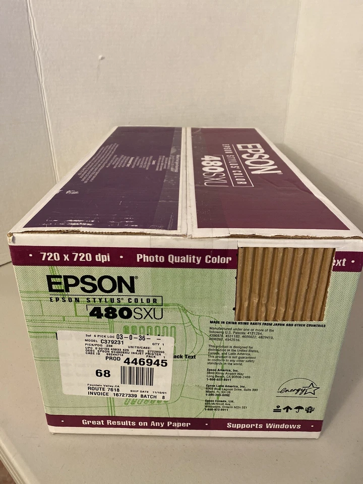 Epson Stylus  Photo Inkjet Printer 480SXU 720DPI - Image 4 of 4