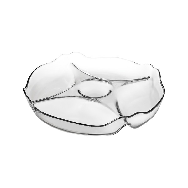 Servierteller Servierplatte Glas Teller Geschirr Fleischplatte Antipasti 30 Cm-image