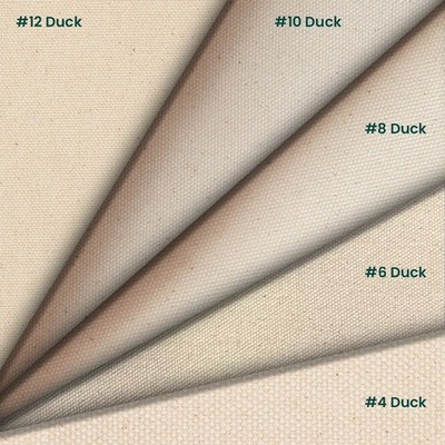 Cotton Duck Canvas Fabric Heavy Duty Cloth Material By The Yard Wholesale