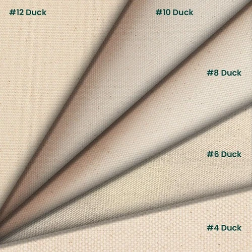 Cotton Duck Canvas Fabric Heavy Duty Cloth Material By The Yard Wholesale - product listing photo