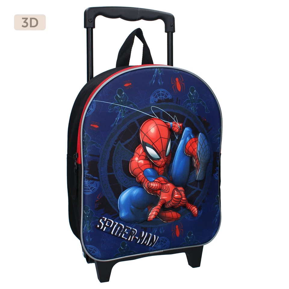 Marvel Spider-Man Maleta Trolley 2 Ruedas 32x26x11 cm Azul Niños - Imagen 1 de 4