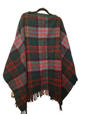 Wool Poncho Vintage Troy Robe