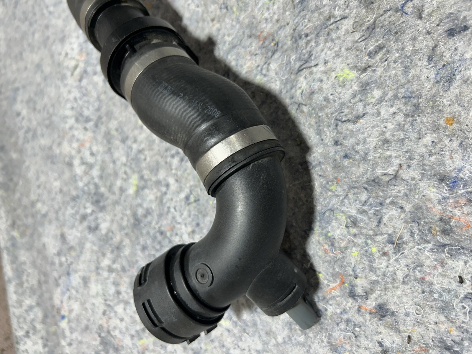 BENTLEY CONTINENTAL GT FLYING SPUR COOLANT RADIATOR HOSE OEM NEW 3W0122051D