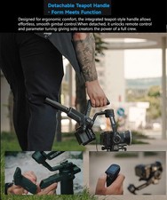 Feiyu SCORP 3 Camera Gimbal Stabilizer w/ Detachable Remote Handle & AI Tracking — image 3