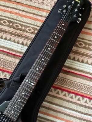 Electric Guitar Zemaitis ZVWA22 Flying V Matte Black x Red with