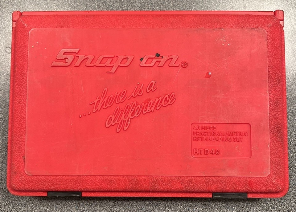 Snap-on tools 40-pc rethreader set RTD40 | eBay