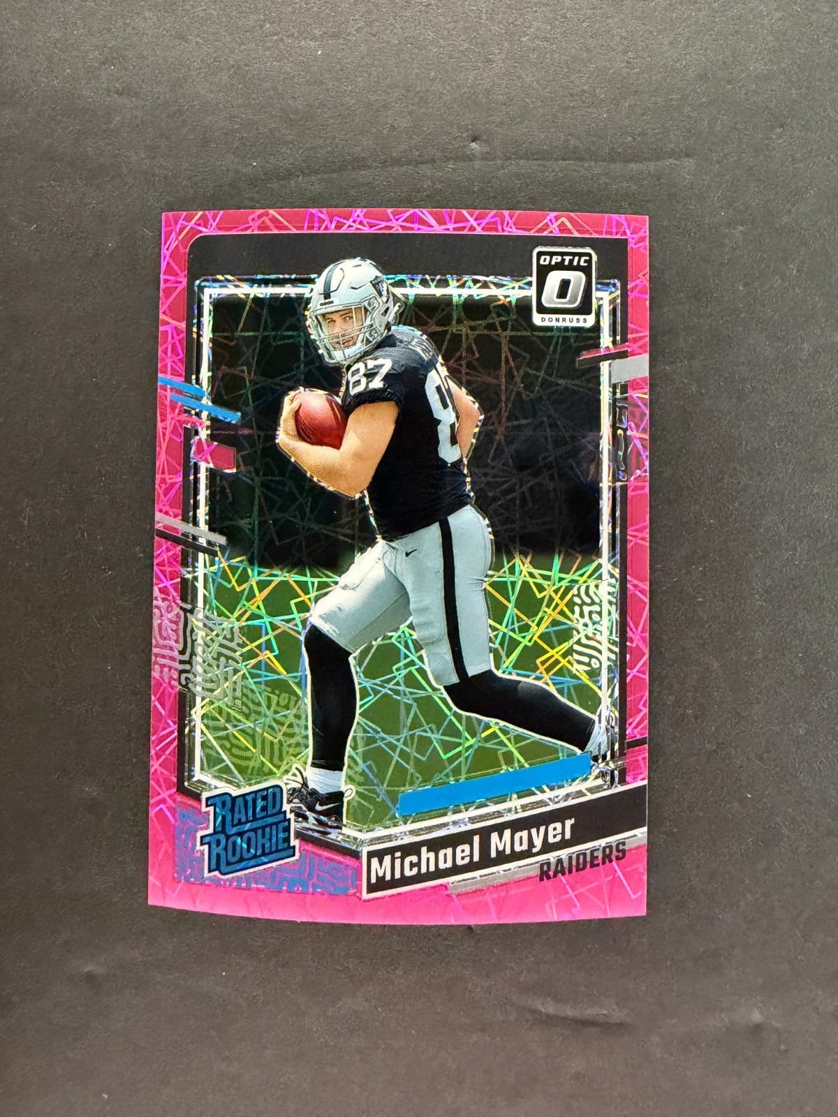 Michael Mayer 2023 Panini Donruss Optic Pink Velocity /79 #260
