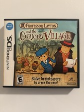 Professor Layton and the Curious Village Nintendo DS Case And Few Inserts Only