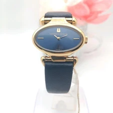 UNIVERSAL GENEVE Ladies Hand-Wound Gold Oval Analog Watch with Tags 17hr Run