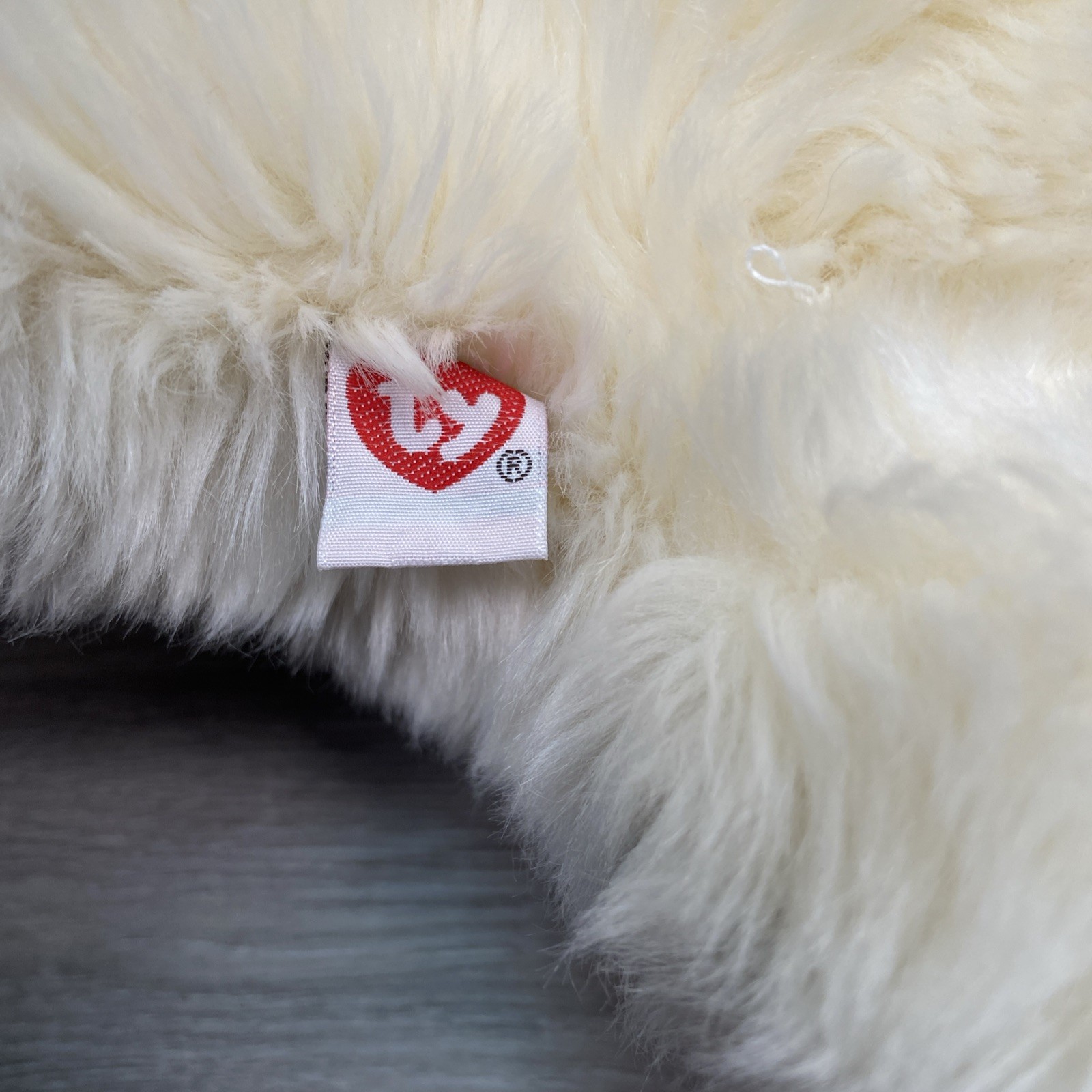 Ty Honey Puppy Dog Plush Fluffy Lab Cream Vtg 1995 Retired Classic Korea 15”