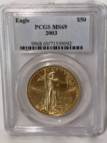 2003 1 oz American Gold Eagle MS-69 PCGS