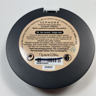 SEPHORA Matte Perfection Powder Foundation 08 Fair Neutral