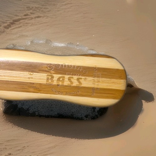 Bass Brushes Professional Style Hairbrush Wood Bristle Light Wood Handle 1 Brush - Picture 3 of 7