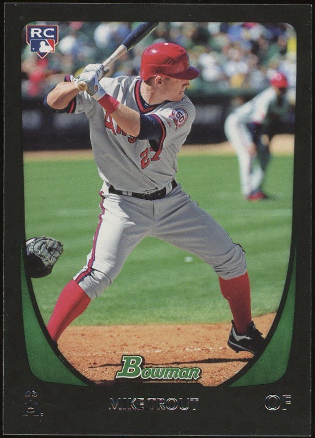 2011 Bowman Draft Picks & Prospects Mike Trout #101 RC Rookie