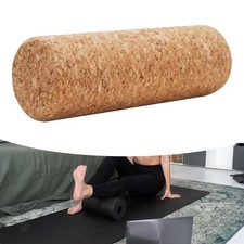 Rouleau de massage en liège résistant à l'usure pour le yoga, les