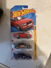 Hot Wheels Set of 3 Diecast 1.64 AUDI QUATTROS