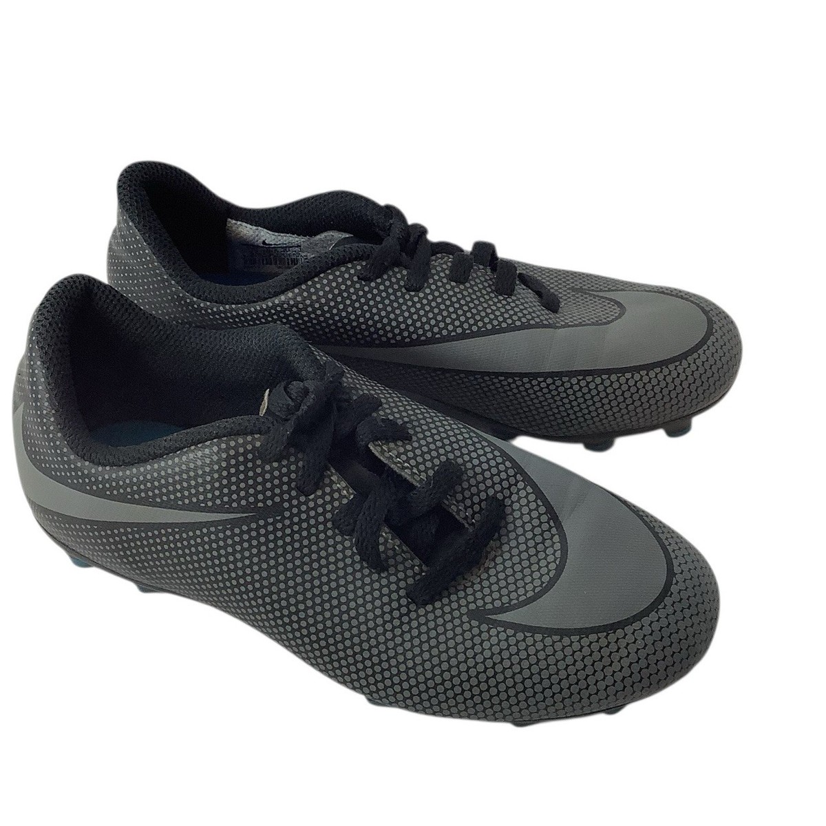Nike Bravata II FG Volt Soccer Cleat Boys 13C Kid 844442 004 Black